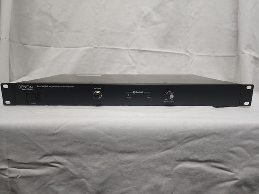 New Denon Professional DN-300BR Rackmount Bluetooth Receiver for Sale. We Sell Professional Audio Equipment. Audio Systems, Amplifiers, Consoles, Mixers, Electronics, Entertainment and Live Sound.
