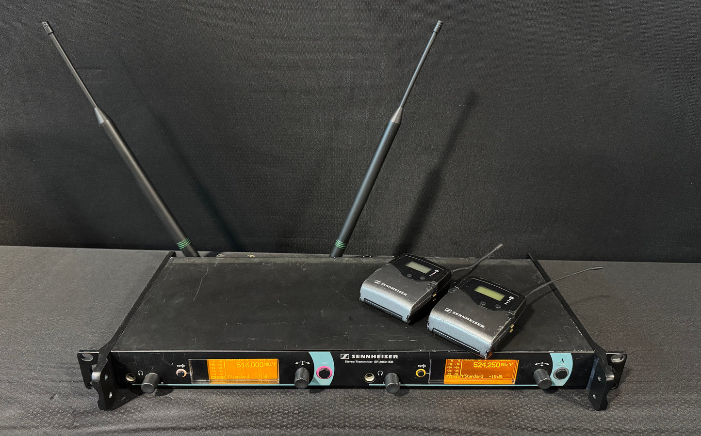 Sennheiser IEM Transmitter SR2050XP Package, Sennheiser IEM Transmitter SR 2050 Package, Sennheiser SR2050 A Band 516-558 MHz, Sennheiser EK2000-IEM, Sennheiser IEM Package. We Sell Professional Audio Equipment. Audio Systems, Amplifiers, Consoles, Mixers, Electronics, Entertainment, Live Sound.