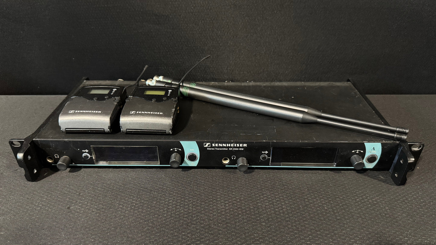Sennheiser IEM Transmitter SR2050XP Package, Sennheiser IEM Transmitter SR 2050 Package, Sennheiser SR2050 A Band 516-558 MHz, Sennheiser EK2000-IEM, Sennheiser IEM Package. We Sell Professional Audio Equipment. Audio Systems, Amplifiers, Consoles, Mixers, Electronics, Entertainment, Live Sound.