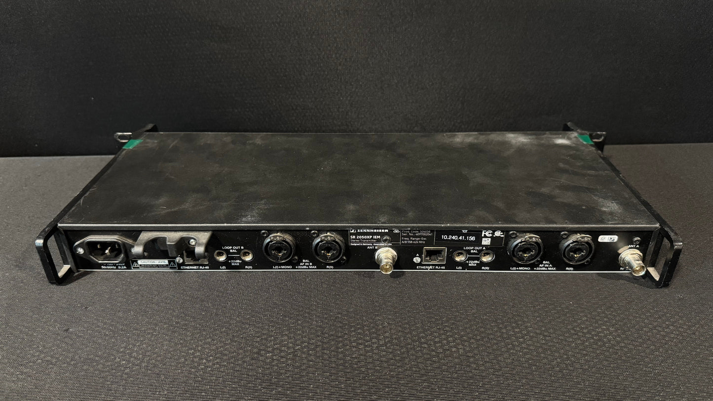 Sennheiser IEM Transmitter SR2050XP Package, Sennheiser IEM Transmitter SR 2050 Package, Sennheiser SR2050 G Band 558-626 MHz, Sennheiser EK2000-IEM, Sennheiser IEM Package. We Sell Professional Audio Equipment. Audio Systems, Amplifiers, Consoles, Mixers, Electronics, Entertainment, Live Sound.
