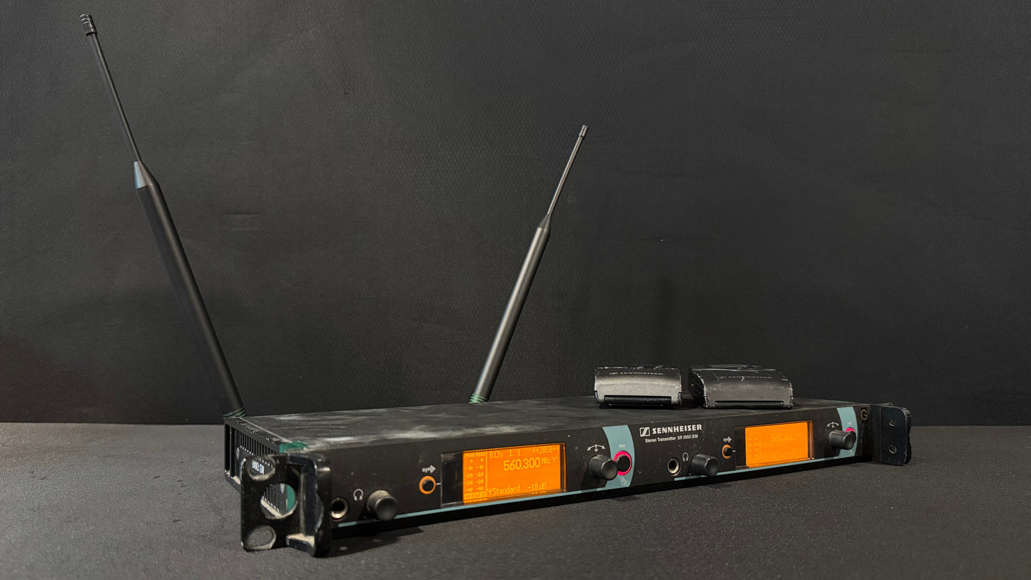 Sennheiser IEM Transmitter SR2050XP Package, Sennheiser IEM Transmitter SR 2050 Package, Sennheiser SR2050 G Band 558-626 MHz, Sennheiser EK2000-IEM, Sennheiser IEM Package. We Sell Professional Audio Equipment. Audio Systems, Amplifiers, Consoles, Mixers, Electronics, Entertainment, Live Sound.