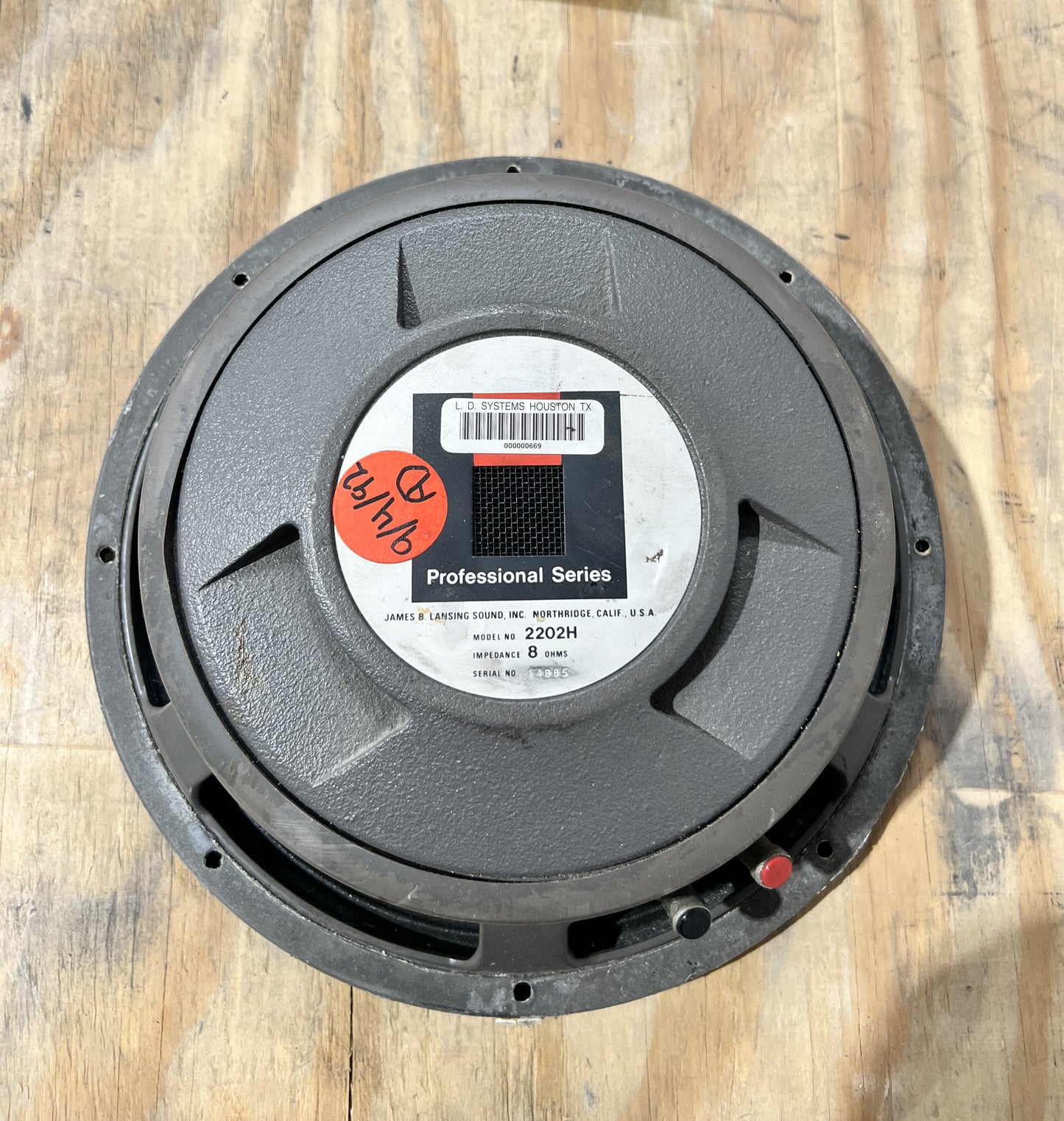 JBL 2202H 12" Speaker Basket, JBL 2202H, 12" Speaker Basket, JBL 2202H Basket, 2202H Basket. We Sell Professional Audio Equipment. Audio Systems, Amplifiers, Consoles, Mixers, Electronics, Entertainment, Live Sound.
