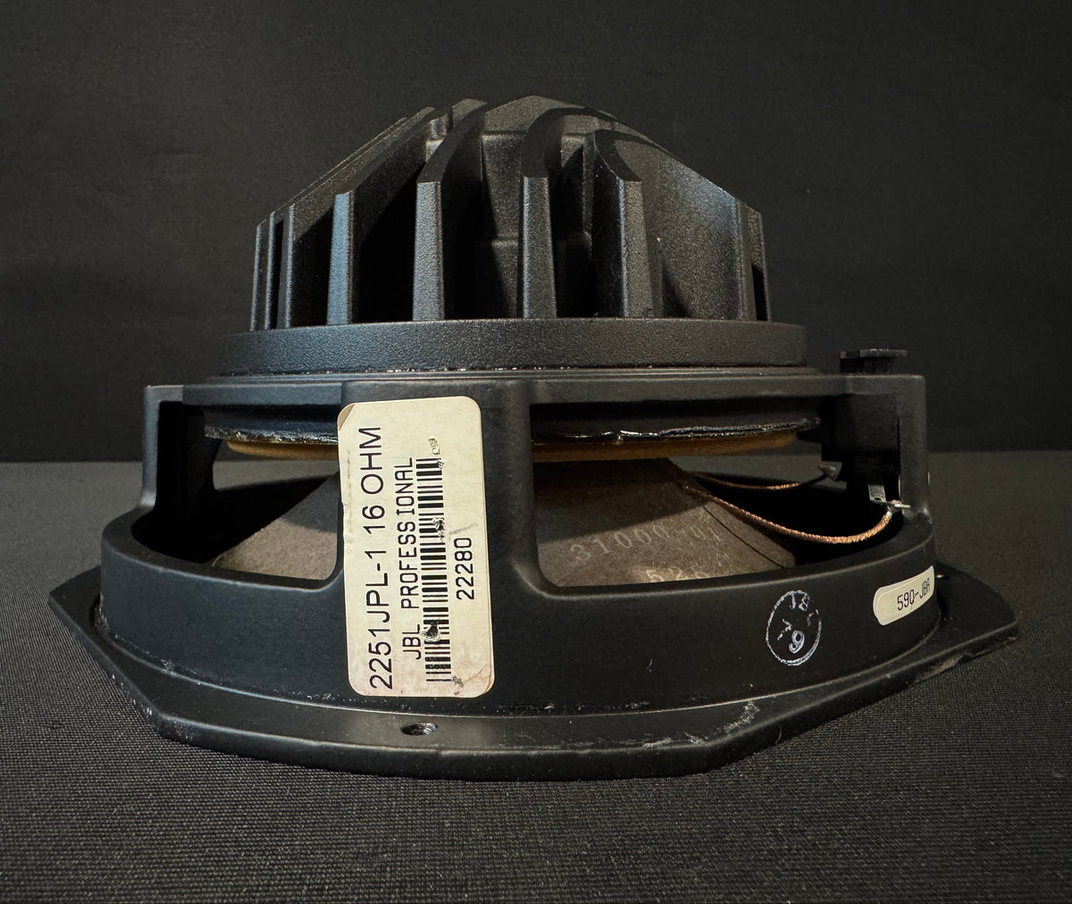 JBL 2251J 16 ohm Mid-Range Driver, JBL 2251J, JBL 2251, 2251J Driver, JBL 2251 16 ohm. We Sell Professional Audio Equipment. Audio Systems, Amplifiers, Consoles, Mixers, Electronics, Entertainment, Live Sound.