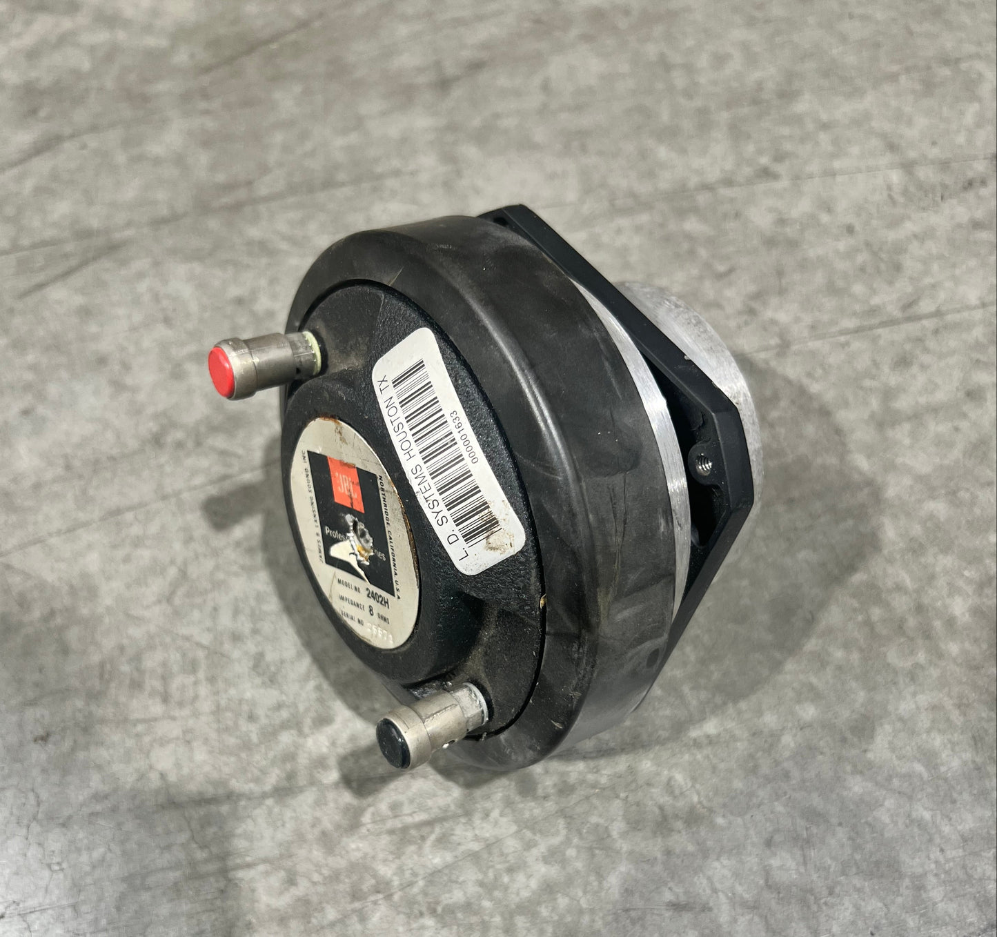 JBL 2402H Ultra-High Frequency Transducer, JBL 2402H, JBL 2402H Tweeter, JBL Ultra-High Frequency Transducer, JBL 2402H Tweeter. We Sell Professional Audio Equipment. Audio Systems, Amplifiers, Consoles, Mixers, Electronics, Entertainment, Live Sound.