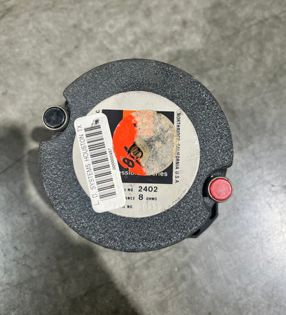 JBL 2402 Ultra-High Frequency Transducer, JBL 2402, JBL 2402 Tweeter, JBL Ultra-High Frequency Transducer, JBL 2402 Tweeter. We Sell Professional Audio Equipment. Audio Systems, Amplifiers, Consoles, Mixers, Electronics, Entertainment, Live Sound.