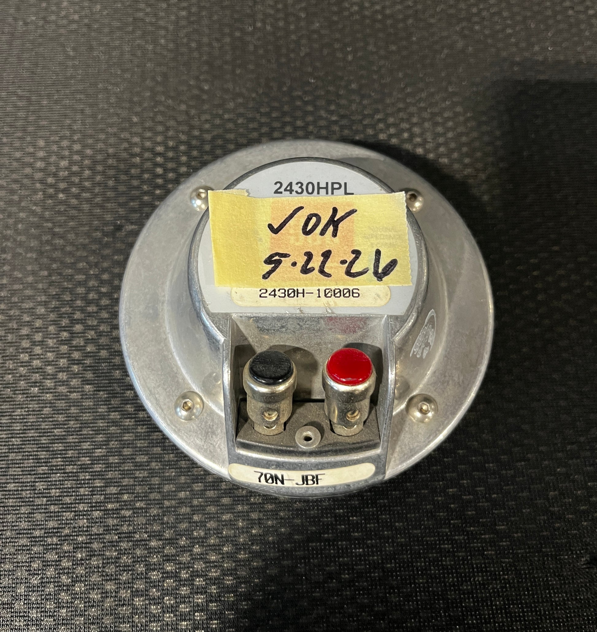 JBL 2430HPL 1.5" Neodymium Compression Driver, JBL 2430HPL, JBL 2430HPL 1.5" Driver, JBL Compression Driver, JBL 2430. We Sell Professional Audio Equipment. Audio Systems, Amplifiers, Consoles, Mixers, Electronics, Entertainment, Live Sound.