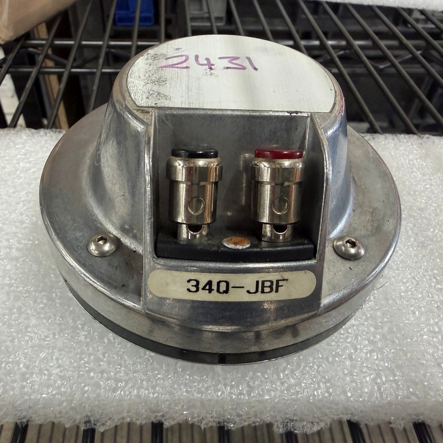 JBL 2431H High Frequency Compression Driver, JBL 2431H, JBL Compression Driver, 1.5” Compression Driver, 2431H HF Driver. We Sell Professional Audio Equipment. Audio Systems, Amplifiers, Consoles, Mixers, Electronics, Entertainment, Live Sound.