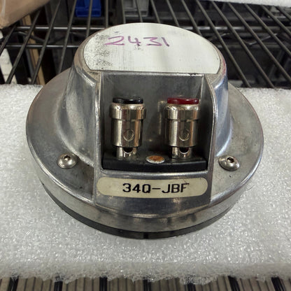 JBL 2431H High Frequency Compression Driver, JBL 2431H, JBL Compression Driver, 1.5” Compression Driver, 2431H HF Driver. We Sell Professional Audio Equipment. Audio Systems, Amplifiers, Consoles, Mixers, Electronics, Entertainment, Live Sound.
