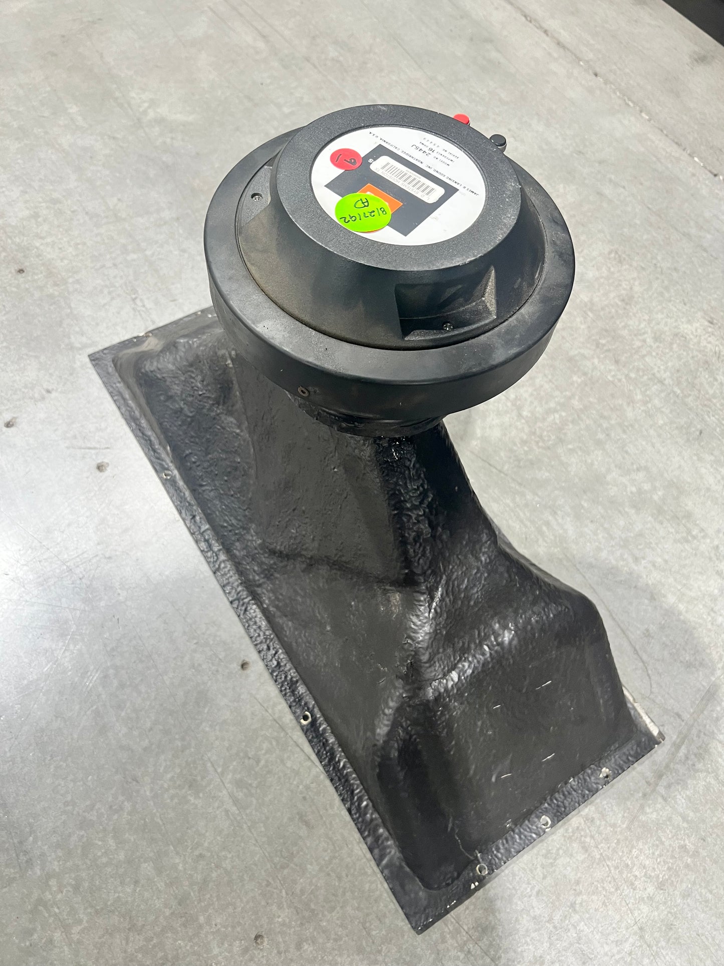 JBL 2445J Compression Driver with Large Horn, JBL 2445J Compression Driver with Horn, JBL 2445J, JBL 16 ohm Speaker Driver, JBL Driver with Horn. We Sell Professional Audio Equipment. Audio Systems, Amplifiers, Consoles, Mixers, Electronics, Entertainment, Live Sound.