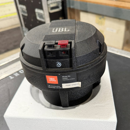 JBL 2450H High Frequency Compression Driver, JBL 2450H, JBL Compression Driver, 2” Compression Driver, 2450H HF Driver. We Sell Professional Audio Equipment. Audio Systems, Amplifiers, Consoles, Mixers, Electronics, Entertainment, Live Sound.