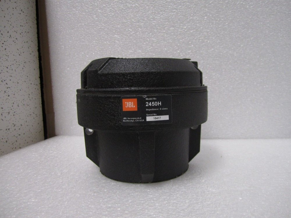 JBL 2450H Compression Driver. 					We Sell Professional Audio Equipment. Audio Systems, Amplifiers, Consoles, Mixers, Electronics, Entertainment, Sound, Live.