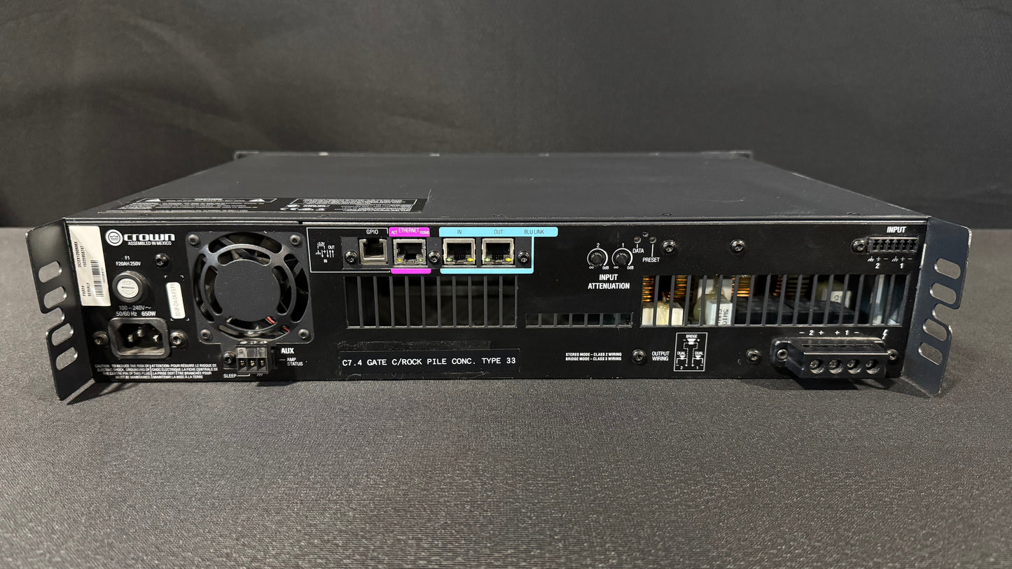 Crown Drivecore Install DCi 2|1250N Power Amplifier with BLU link, Crown Drivecore DCi 2|1250N Power Amplifier, Crown Power Amp, Crown Drivecore, Crown Amplifiers. We Sell Professional Audio Equipment. Audio Systems, Amplifiers, Consoles, Mixers, Electronics, Entertainment, Live Sound.