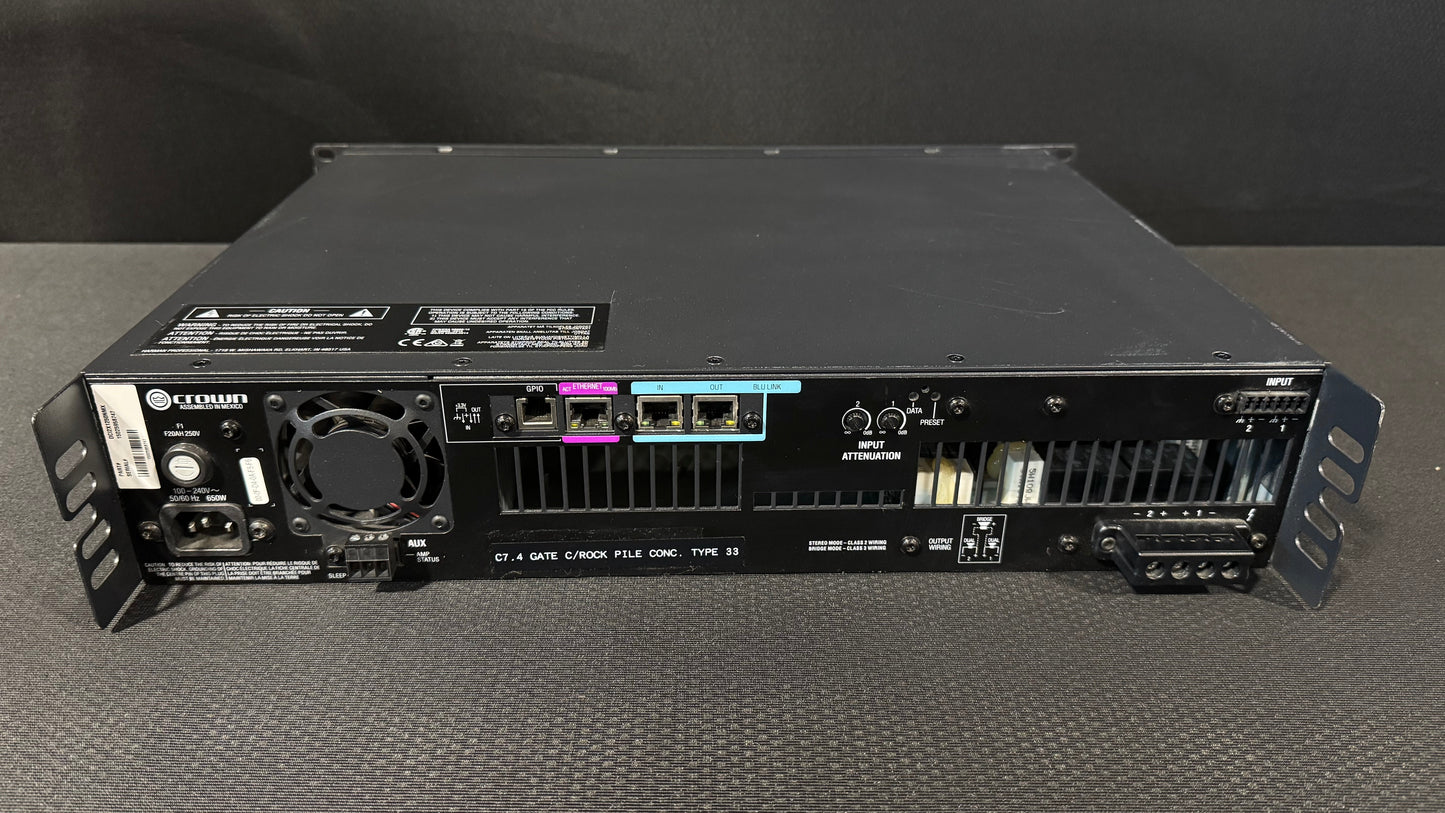 Crown Drivecore Install DCi 2|1250N Power Amplifier with BLU link, Crown Drivecore DCi 2|1250N Power Amplifier, Crown Power Amp, Crown Drivecore, Crown Amplifiers. We Sell Professional Audio Equipment. Audio Systems, Amplifiers, Consoles, Mixers, Electronics, Entertainment, Live Sound.
