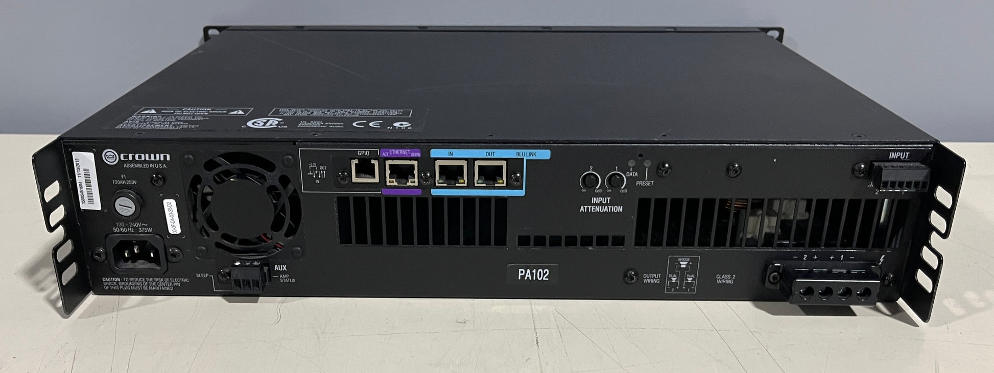 Crown Drivecore Install DCi 2|300N Power Amplifier with BLU link, Crown Drivecore DCi 2|300N Power Amplifier, Crown Power Amp, Crown Drivecore, Crown Amplifiers. We Sell Professional Audio Equipment. Audio Systems, Amplifiers, Consoles, Mixers, Electronics, Entertainment, Live Sound.