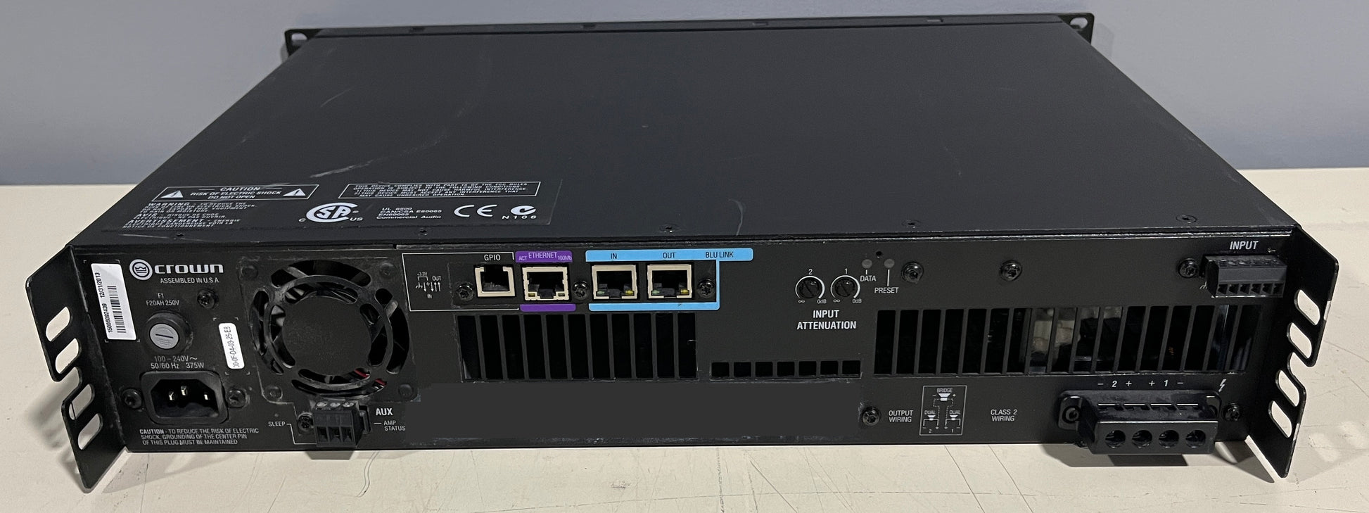 Crown Drivecore Install DCi 2|600N Power Amplifier with BLU link, Crown Drivecore DCi 2|600N Power Amplifier, Crown Power Amp, Crown Drivecore, Crown Amplifiers. We Sell Professional Audio Equipment. Audio Systems, Amplifiers, Consoles, Mixers, Electronics, Entertainment, Live Sound.