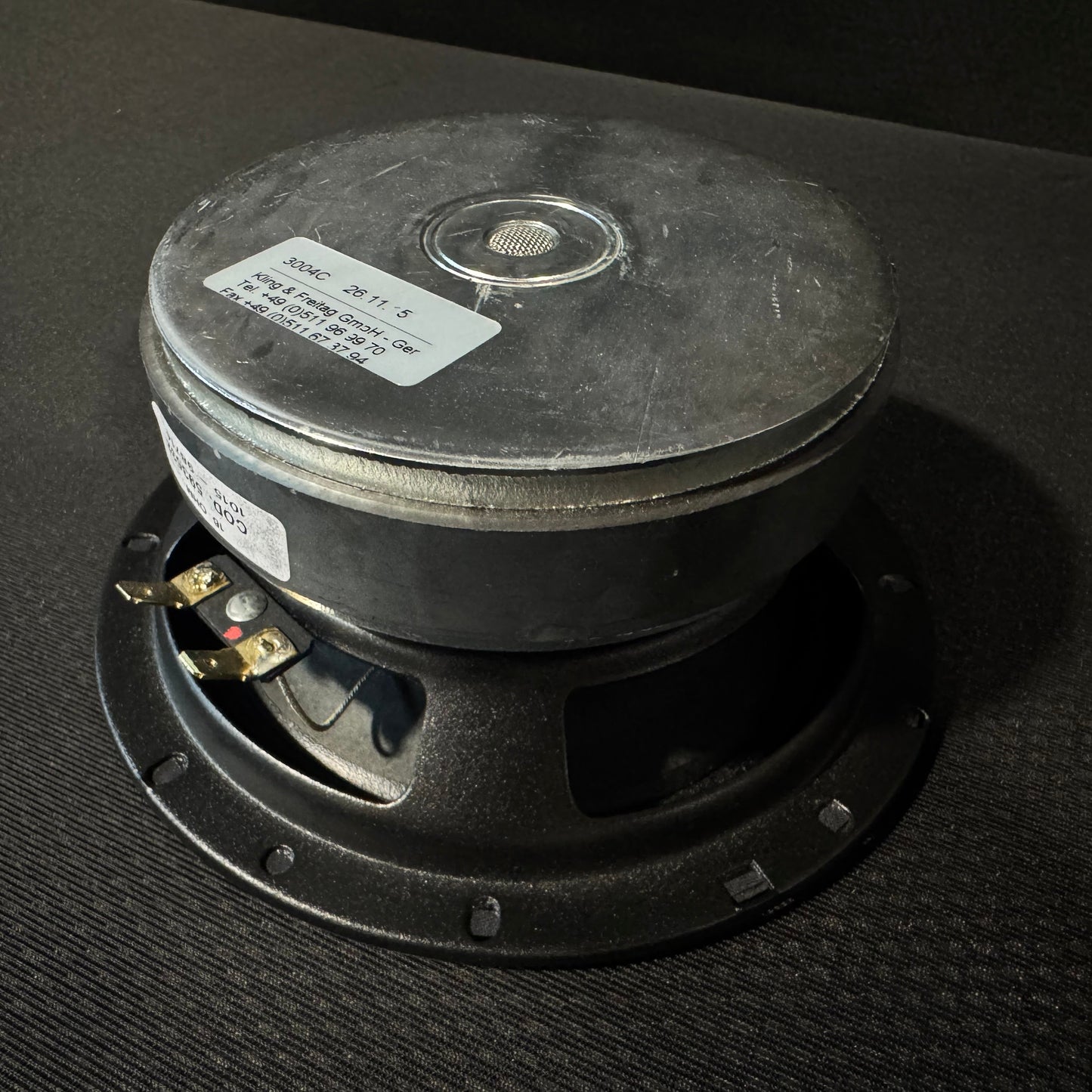 Kling & Freitag 3004C 6.5” Woofer 16 ohm, Kling & Freitag 3004C Woofer, K&F Woofer, K&F 6.5” Woofer, Kling & Freitag Speaker Driver. We Sell Professional Audio Equipment. Audio Systems, Amplifiers, Consoles, Mixers, Electronics, Entertainment, Live Sound.