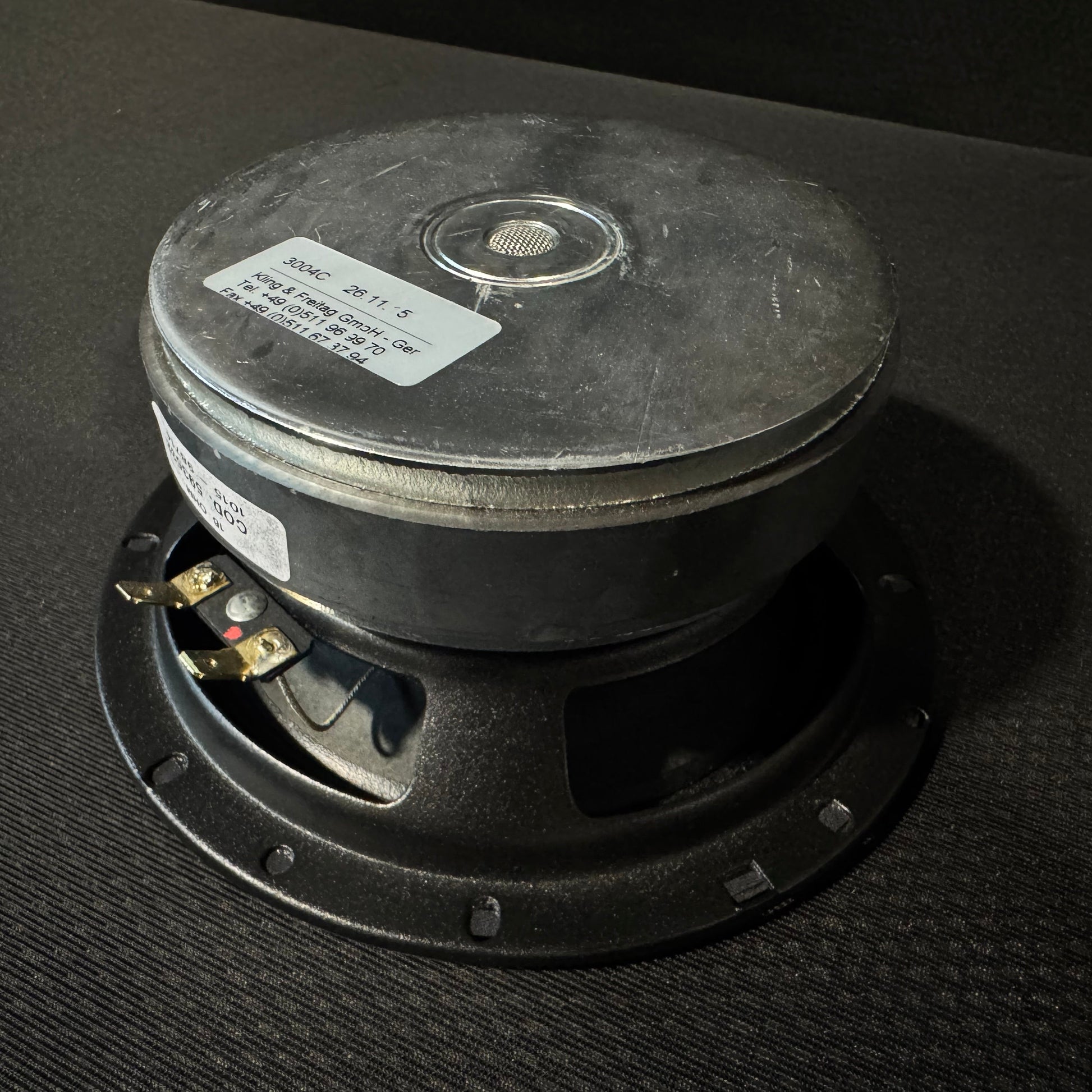 Kling & Freitag 3004C 6.5” Woofer 16 ohm, Kling & Freitag 3004C Woofer, K&F Woofer, K&F 6.5” Woofer, Kling & Freitag Speaker Driver. We Sell Professional Audio Equipment. Audio Systems, Amplifiers, Consoles, Mixers, Electronics, Entertainment, Live Sound.