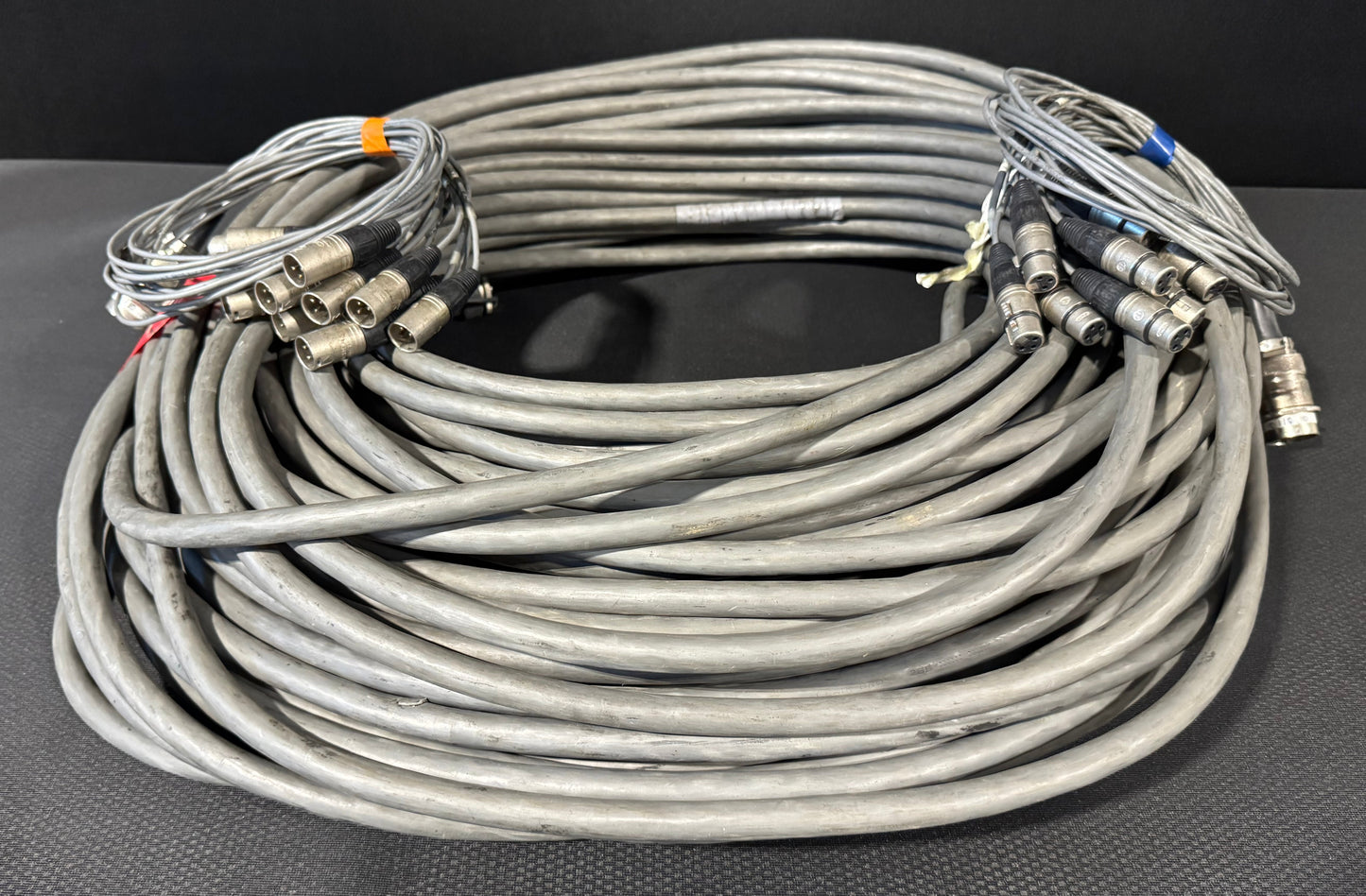 Touring Audio Cable Package, Live Sound Cable, KPTC Audio Cable, Board Fan Out Audio Cable, Board Fan In Audio Cable, Audio Splitter Snake Cable Package, Audio Cable Extension, 330’ Audio Extension Cable. We Sell Professional Audio Equipment. Audio Systems, Amplifiers, Consoles, Mixers, Electronics, Entertainment, Live Sound.