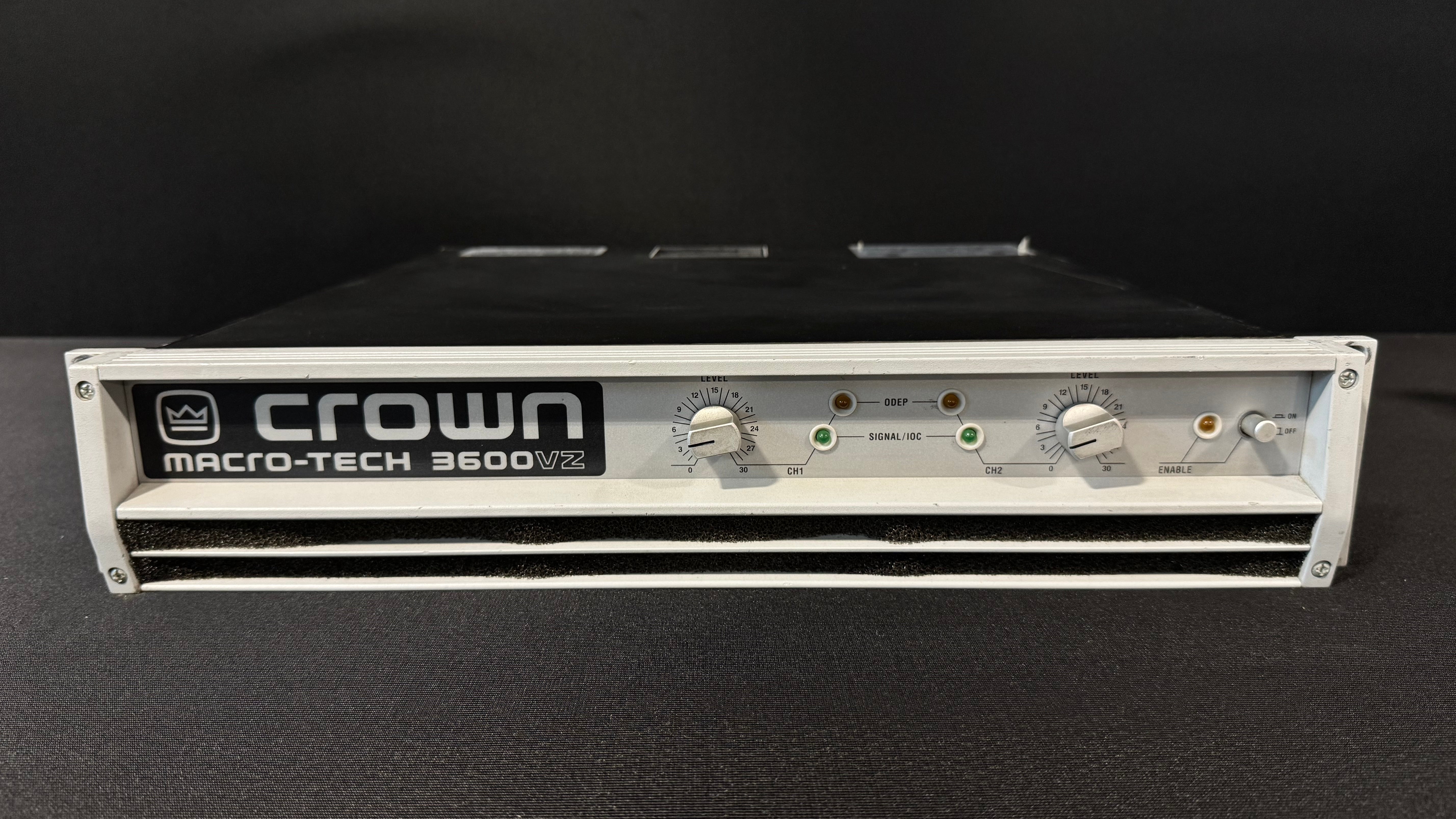 Crown Macro-Tech 3600vz Amplifier, L5 30 Connector – CLAIR Used Gear