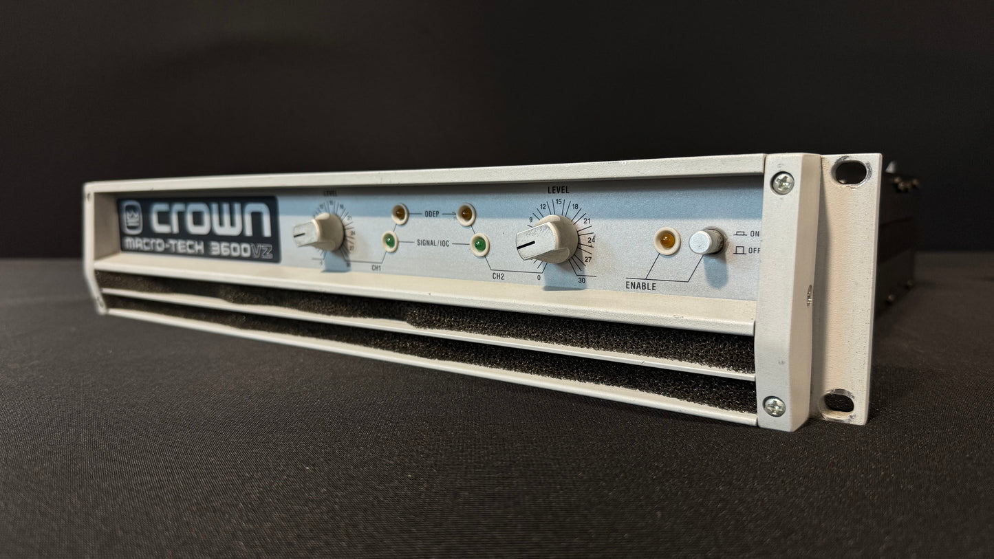 Pro Audio Amplifier, Power Amplifier, Macro-Tech 3600vz, Macro-Tech, Crown Power Amplifier, Crown, Amps, Amplifiers, Amplifier, Amp, 3600vz. We Sell Professional Audio Equipment. Audio Systems, Amplifiers, Consoles, Mixers, Electronics, Entertainment, Live Sound.