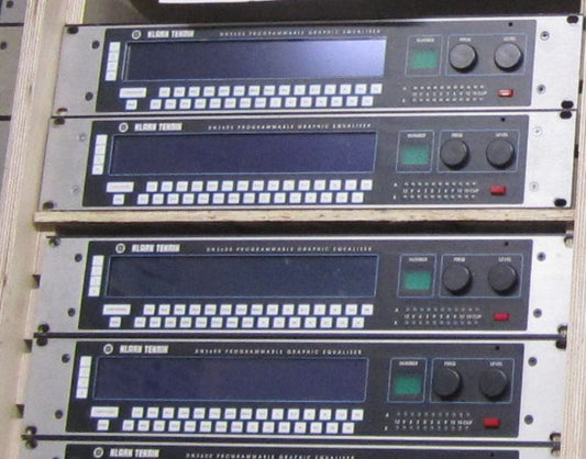 Used Klark Teknik DN3600B Programmable Graphic Equaliser for Sale. 					We Sell Professional Audio Equipment. Audio Systems, Amplifiers, Consoles, Mixers, Electronics, Entertainment, Sound, Live.