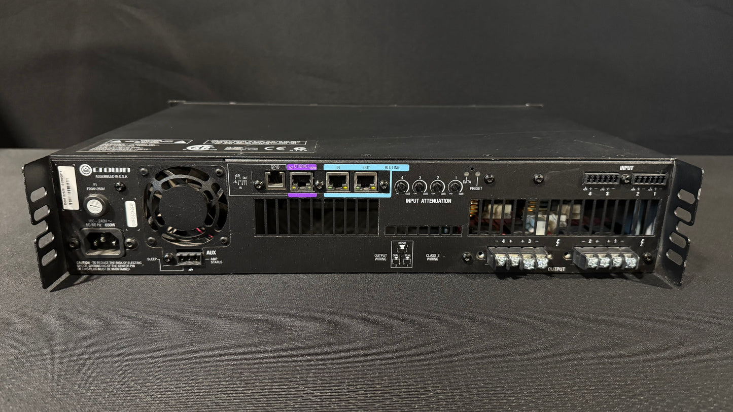 Crown Drivecore Install DCi 4|600N Power Amplifier with BLU link, Crown Drivecore DCi 4|600N Power Amplifier, Crown Power Amp, Crown Drivecore, Crown Amplifiers. We Sell Professional Audio Equipment. Audio Systems, Amplifiers, Consoles, Mixers, Electronics, Entertainment, Live Sound.
