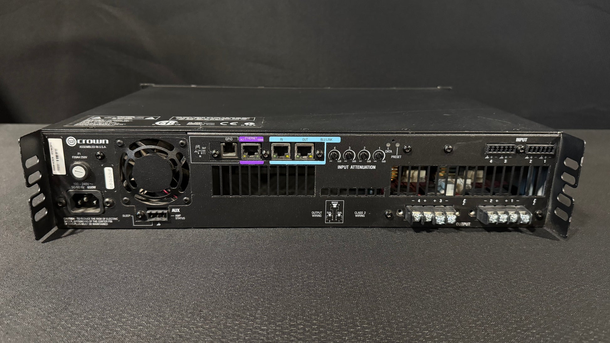 Crown Drivecore Install DCi 4|600N Power Amplifier with BLU link, Crown Drivecore DCi 4|600N Power Amplifier, Crown Power Amp, Crown Drivecore, Crown Amplifiers. We Sell Professional Audio Equipment. Audio Systems, Amplifiers, Consoles, Mixers, Electronics, Entertainment, Live Sound.