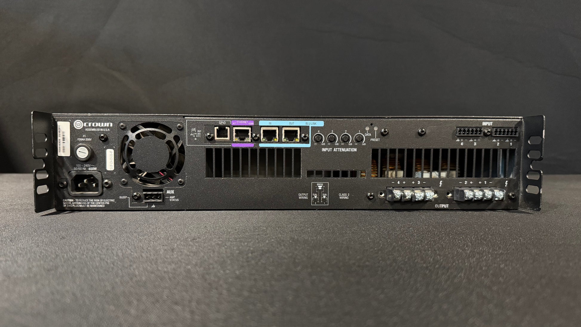 Crown Drivecore Install DCi 4|600N Power Amplifier with BLU link, Crown Drivecore DCi 4|600N Power Amplifier, Crown Power Amp, Crown Drivecore, Crown Amplifiers. We Sell Professional Audio Equipment. Audio Systems, Amplifiers, Consoles, Mixers, Electronics, Entertainment, Live Sound.
