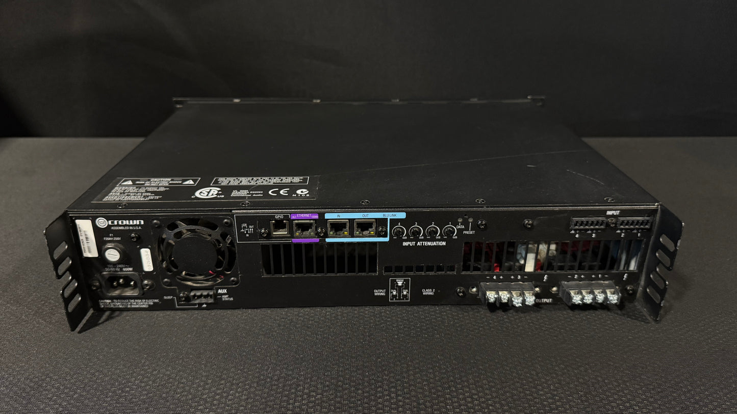 Crown Drivecore Install DCi 4|600N Power Amplifier with BLU link, Crown Drivecore DCi 4|600N Power Amplifier, Crown Power Amp, Crown Drivecore, Crown Amplifiers. We Sell Professional Audio Equipment. Audio Systems, Amplifiers, Consoles, Mixers, Electronics, Entertainment, Live Sound.