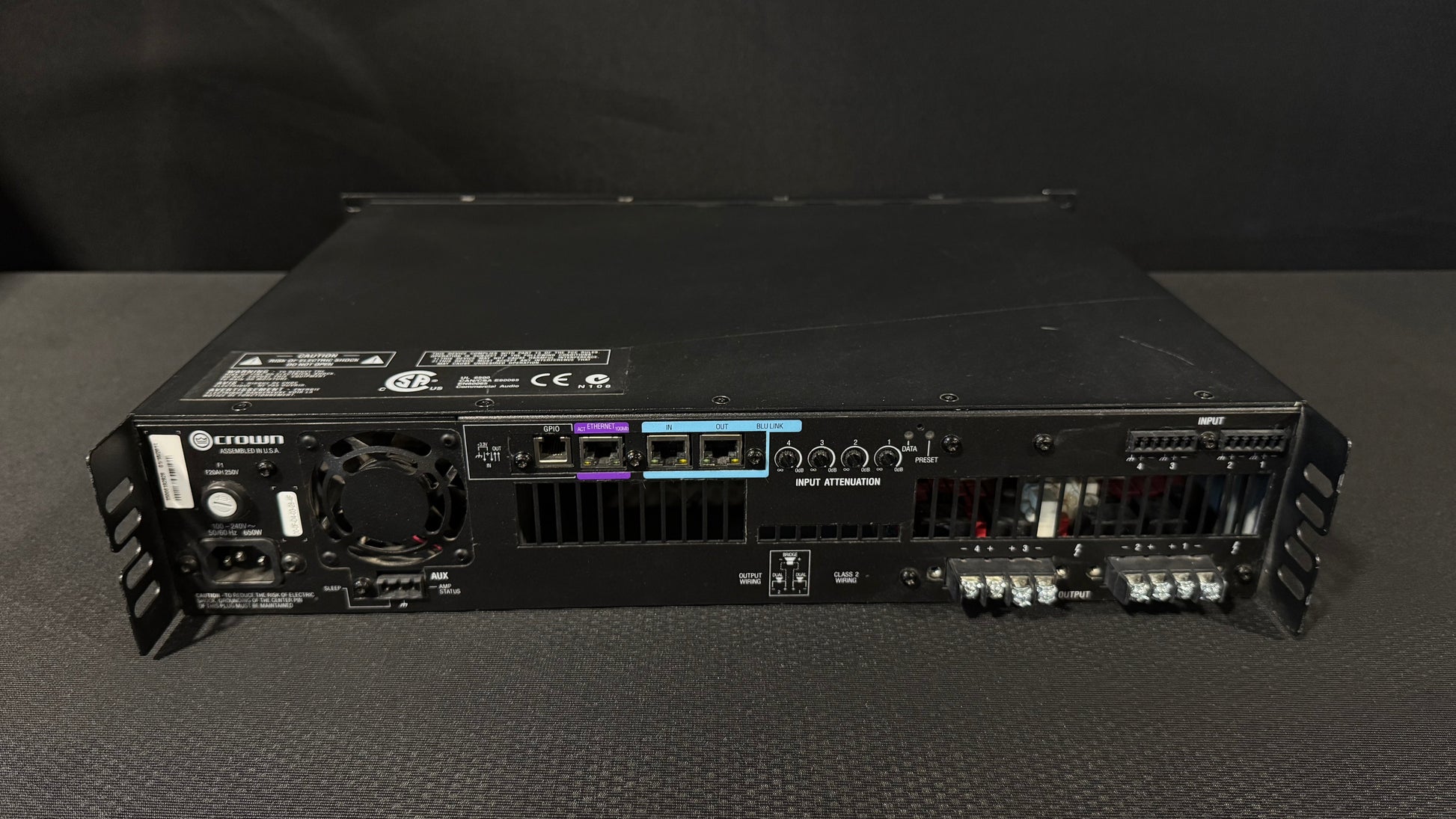 Crown Drivecore Install DCi 4|600N Power Amplifier with BLU link, Crown Drivecore DCi 4|600N Power Amplifier, Crown Power Amp, Crown Drivecore, Crown Amplifiers. We Sell Professional Audio Equipment. Audio Systems, Amplifiers, Consoles, Mixers, Electronics, Entertainment, Live Sound.