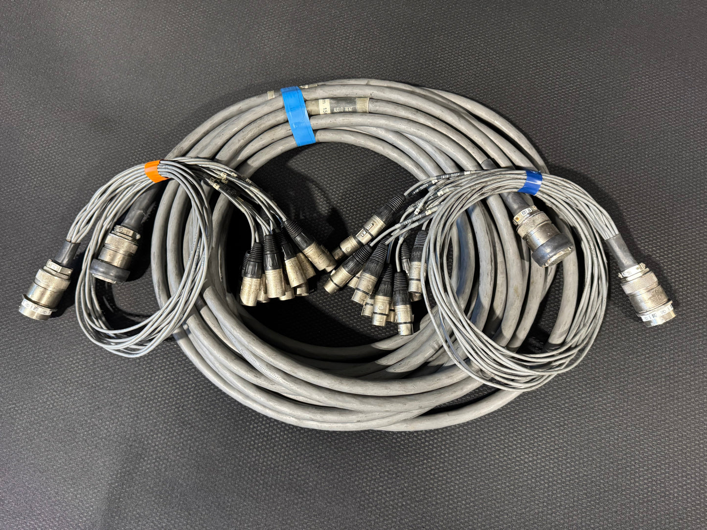 Touring Audio Cable Package, Live Sound Cable, KPTC Audio Cable, Board Fan Out Audio Cable, Board Fan In Audio Cable, Audio Splitter Snake Cable Package, Audio Cable Extension, 50’ Audio Extension Cable. We Sell Professional Audio Equipment. Audio Systems, Amplifiers, Consoles, Mixers, Electronics, Entertainment, Live Sound.