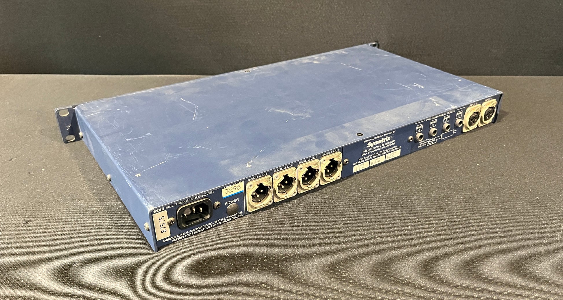 Symetrix MultiMode Crossover, Symetrix Crossover, Symetrix 524E Crossover, Symetrix 524E, Symetrix 524E MultiMode Crossover. We Sell Professional Audio Equipment. Audio Systems, Amplifiers, Consoles, Mixers, Electronics, Entertainment, Live Sound.
