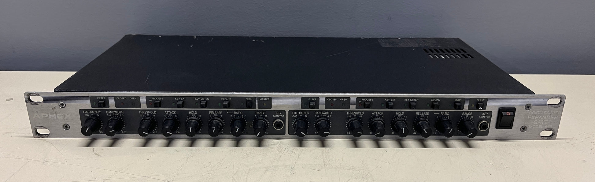 Aphex Model 622, Aphex Gate, Aphex Expander, Aphex 622 Gate. We Sell Professional Audio Equipment. Audio Systems, Amplifiers, Consoles, Mixers, Electronics, Entertainment, Live Sound.