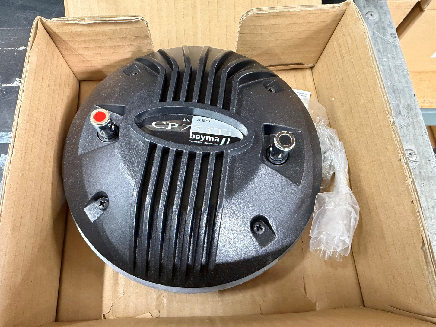 Beyma CP755/Ti 1.4 in High Frequency Compression Driver, Beyma CP755/Ti, Beyma CP755/Ti Compression Driver, Beyma Compression Driver, Beyma CP755. We Sell Professional Audio Equipment. Audio Systems, Amplifiers, Consoles, Mixers, Electronics, Entertainment, Live Sound.