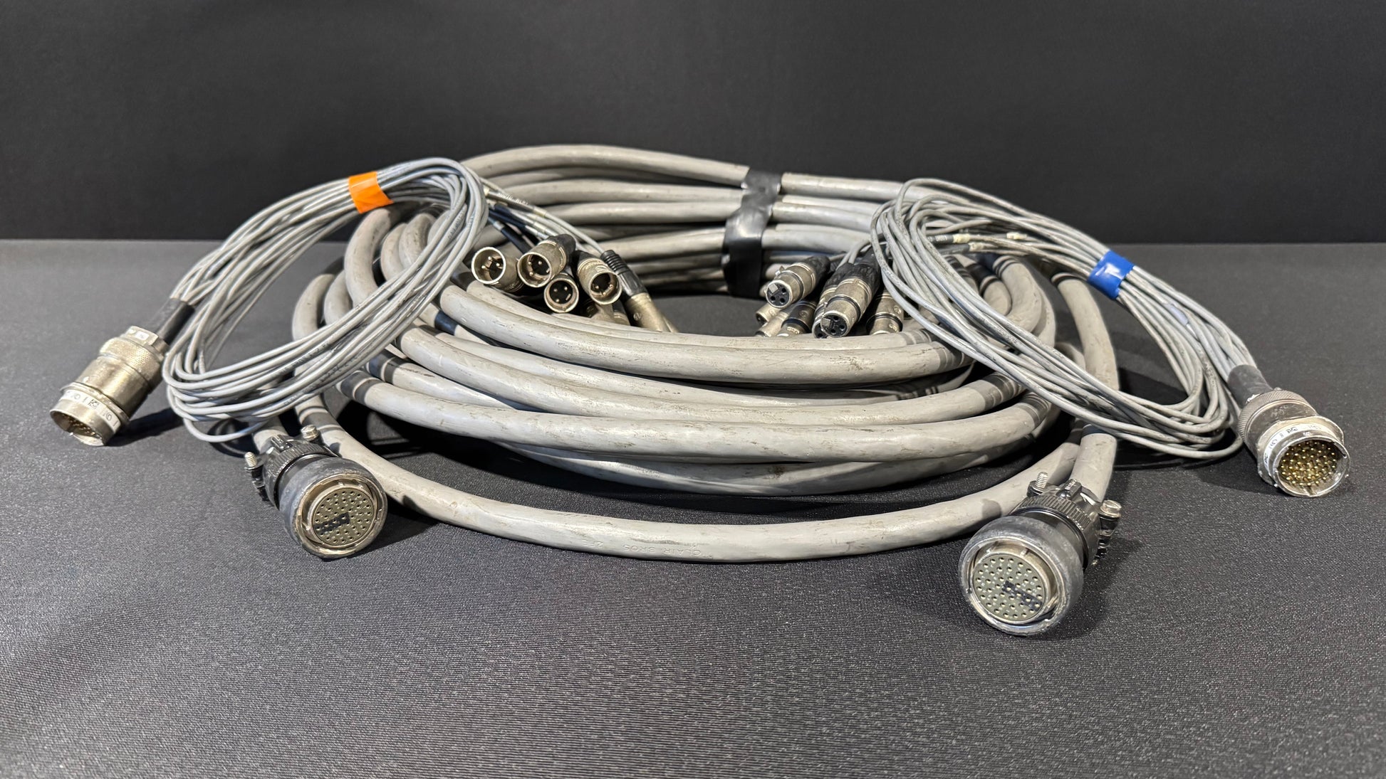 Touring Audio Cable Package, Live Sound Cable, KPTC Audio Cable, Board Fan Out Audio Cable, Board Fan In Audio Cable, Audio Splitter Snake Cable Package, Audio Cable Extension, 82’ Audio Extension Cable. We Sell Professional Audio Equipment. Audio Systems, Amplifiers, Consoles, Mixers, Electronics, Entertainment, Live Sound.