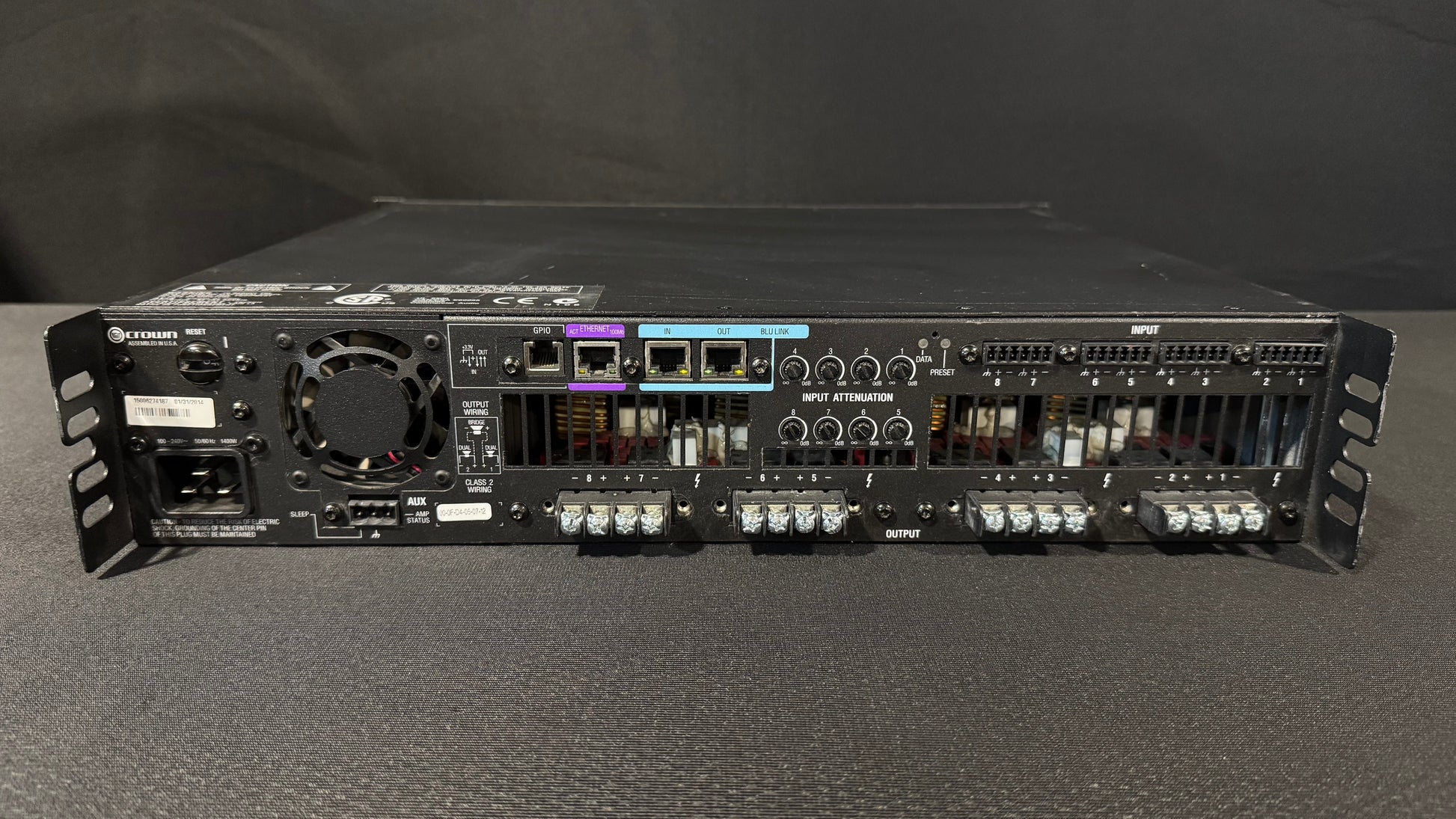 Crown Drivecore Install DCi 8|600N Power Amplifier with BLU link, Crown Drivecore DCi 8|600N Power Amplifier, Crown Power Amp, Crown Drivecore, Crown Amplifiers. We Sell Professional Audio Equipment. Audio Systems, Amplifiers, Consoles, Mixers, Electronics, Entertainment, Live Sound.