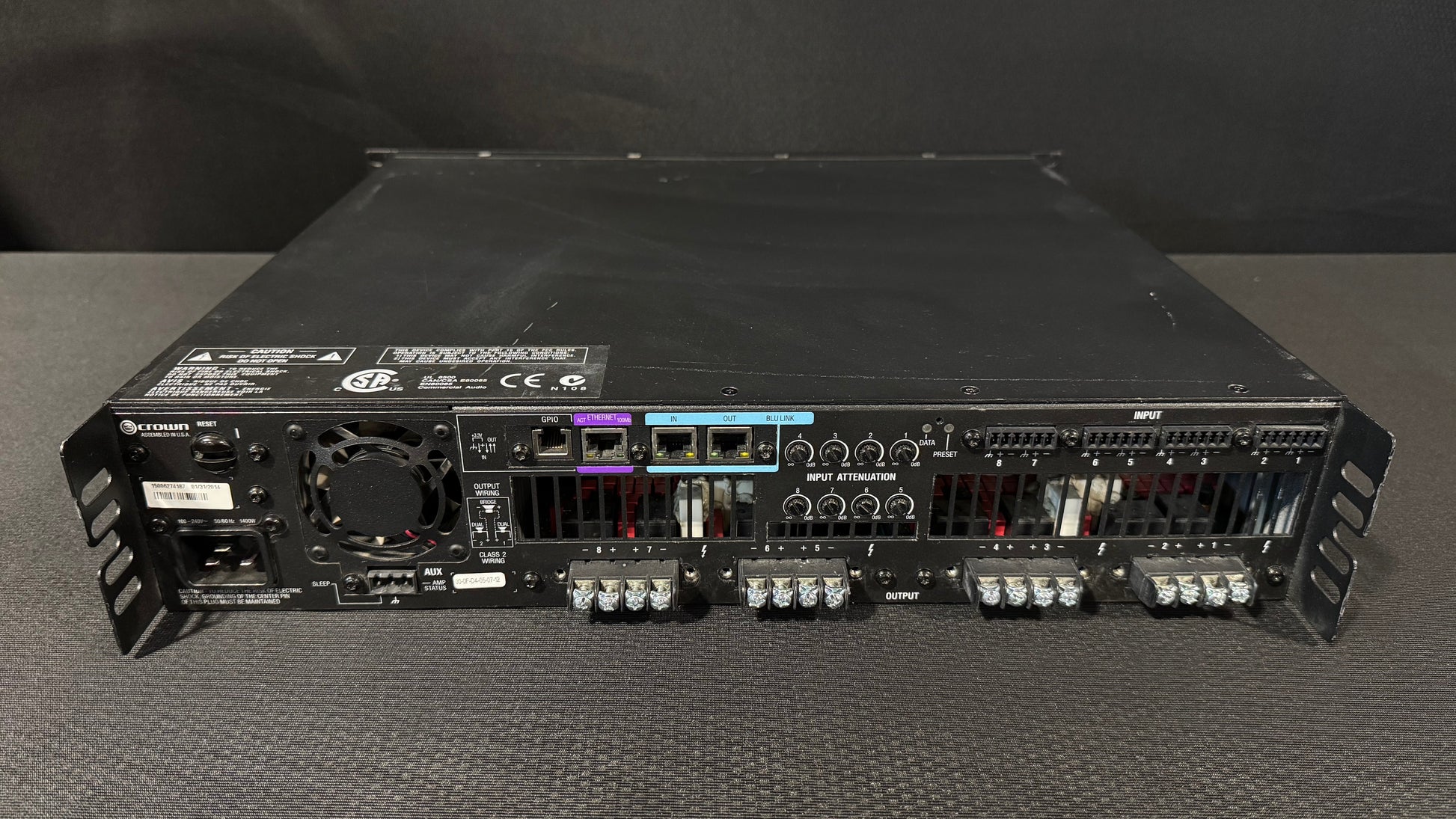Crown Drivecore Install DCi 8|600N Power Amplifier with BLU link, Crown Drivecore DCi 8|600N Power Amplifier, Crown Power Amp, Crown Drivecore, Crown Amplifiers. We Sell Professional Audio Equipment. Audio Systems, Amplifiers, Consoles, Mixers, Electronics, Entertainment, Live Sound.