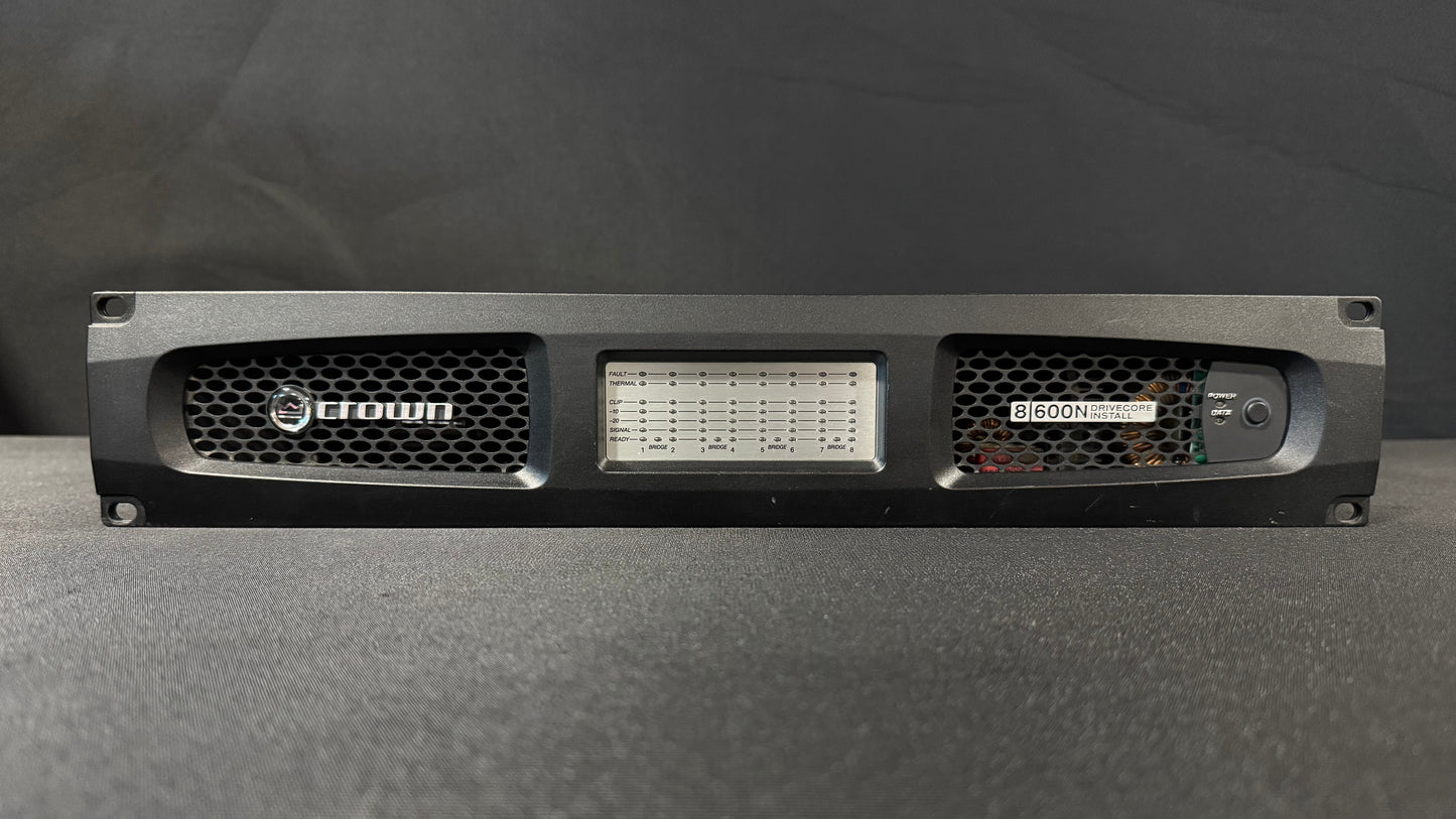 Crown Drivecore Install DCi 8|600N Power Amplifier with BLU link, Crown Drivecore DCi 8|600N Power Amplifier, Crown Power Amp, Crown Drivecore, Crown Amplifiers. We Sell Professional Audio Equipment. Audio Systems, Amplifiers, Consoles, Mixers, Electronics, Entertainment, Live Sound.