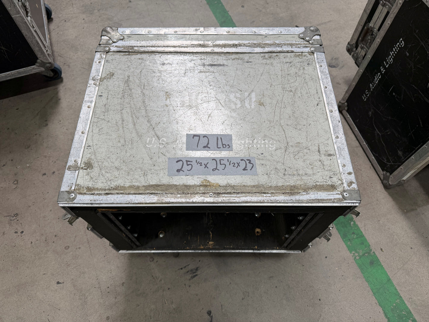 Road Flight Case, 8 Rack Units, Touring Case w/ Wheels
