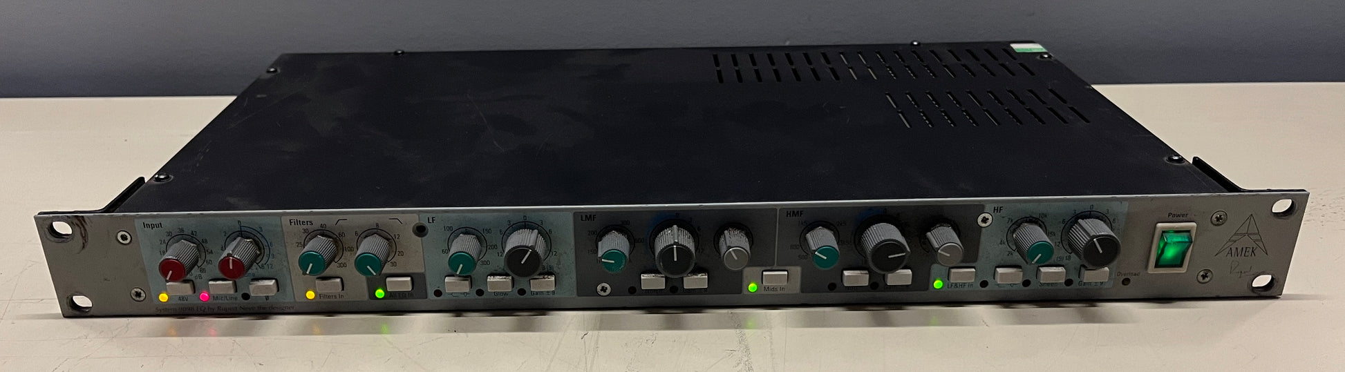 Amek 9098 EQ Mic Preamp, Amek 9098 EQ, 9098 EQ Mic Preamp, Amek 9098 Equalizer, Amek System 9098 EQ Mic Preamp. We Sell Professional Audio Equipment. Audio Systems, Amplifiers, Consoles, Mixers, Electronics, Entertainment, Live Sound.