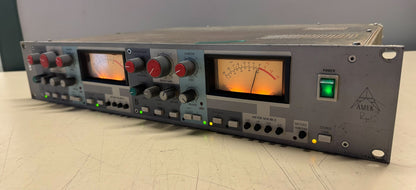 Dual Compressor/Limiter, Amek System 9098 Compressor/limiter by Rupert Neve, Amek Rupert Neve Model, Amek 9098 Compressor/Limiter. We Sell Professional Audio Equipment. Audio Systems, Amplifiers, Consoles, Mixers, Electronics, Entertainment, Live Sound.