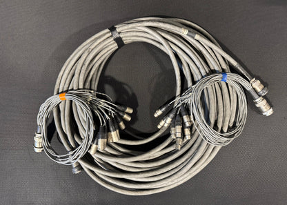 Touring Audio Cable Package, Live Sound Cable, KPTC Audio Cable, Board Fan Out Audio Cable, Board Fan In Audio Cable, Audio Splitter Snake Cable Package, Audio Cable Extension, 98’ Audio Extension Cable. We Sell Professional Audio Equipment. Audio Systems, Amplifiers, Consoles, Mixers, Electronics, Entertainment, Live Sound.