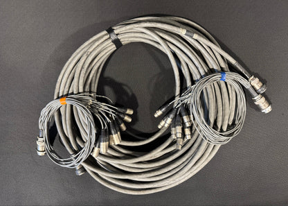 Touring Audio Cable Package, Live Sound Cable, KPTC Audio Cable, Board Fan Out Audio Cable, Board Fan In Audio Cable, Audio Splitter Snake Cable Package, Audio Cable Extension, 98’ Audio Extension Cable. We Sell Professional Audio Equipment. Audio Systems, Amplifiers, Consoles, Mixers, Electronics, Entertainment, Live Sound.