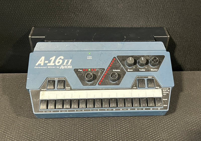 Aviom A-16II Digital Personal Mixer with MTX Expansion, Aviom A-16II Digital Personal Mixer, Aviom A-16II, AVIOM A16II, Aviom Personal Mixer. We Sell Professional Audio Equipment. Audio Systems, Amplifiers, Consoles, Mixers, Electronics, Entertainment, Live Sound.