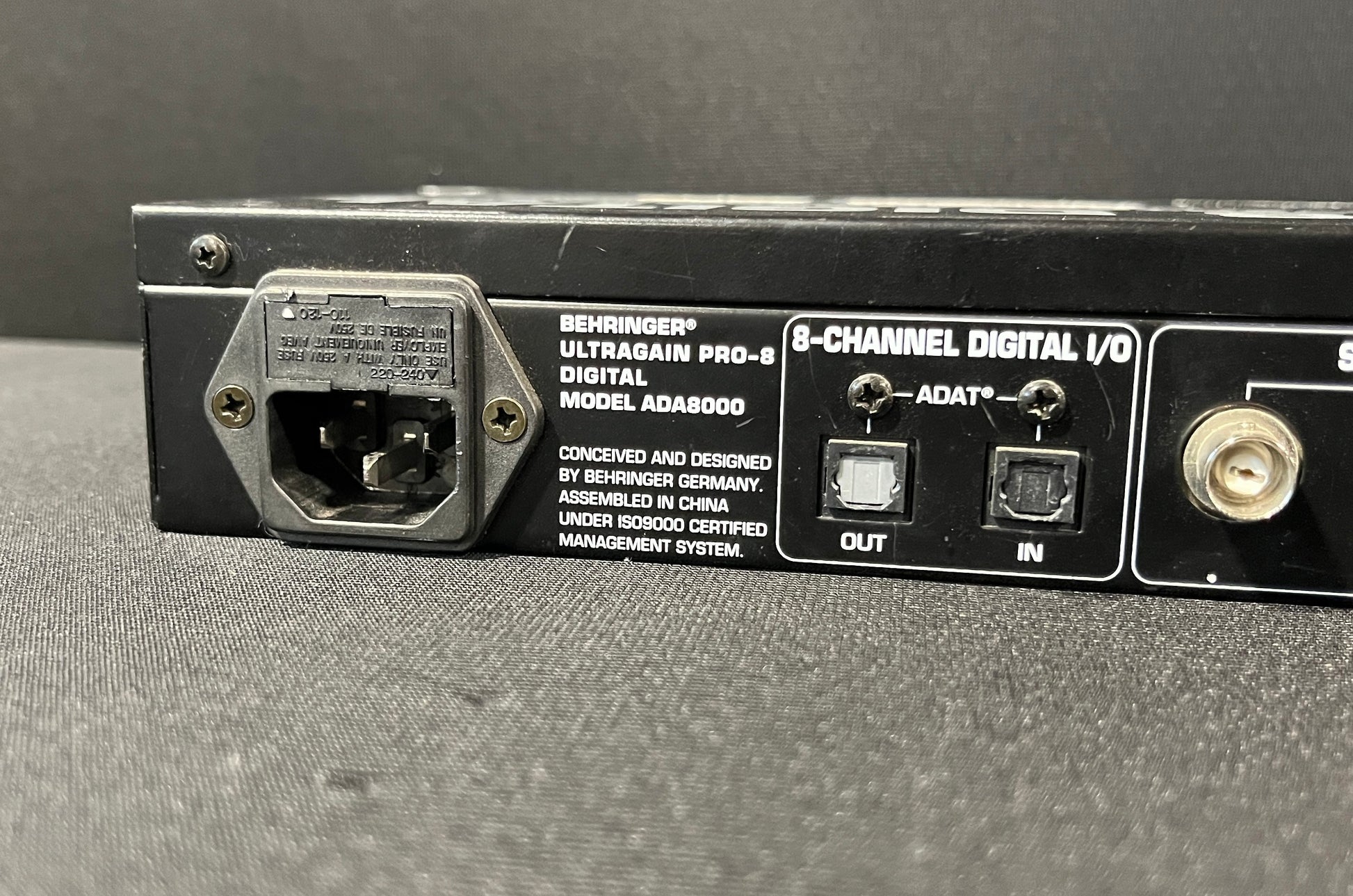 Behringer ADA8000 8 Channel A/D & D/A Converter, Behringer ADA8000, Behringer ADA8000 Ultragain, Behringer Ultragain Pro-8 Digital, Behringer D/A Converter. We Sell Professional Audio Equipment. Audio Systems, Amplifiers, Consoles, Mixers, Electronics, Entertainment, Live Sound.