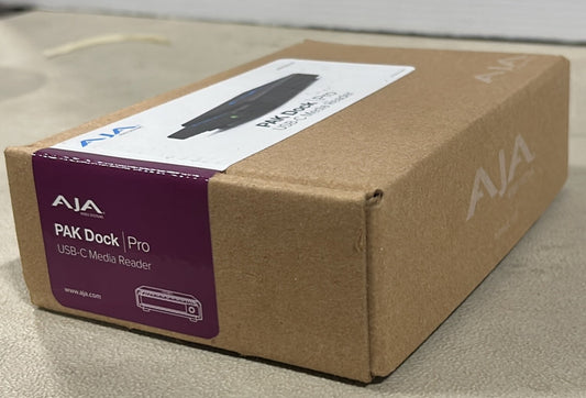 AJA Pak Dock Pro, AJA USB-C Media Reader, USB-C Hard Drive Reader, AJA Hard Drive Reader, We Sell Professional Audio Equipment. Audio Systems, Amplifiers, Consoles, Mixers, Electronics, Entertainment, Live Sound