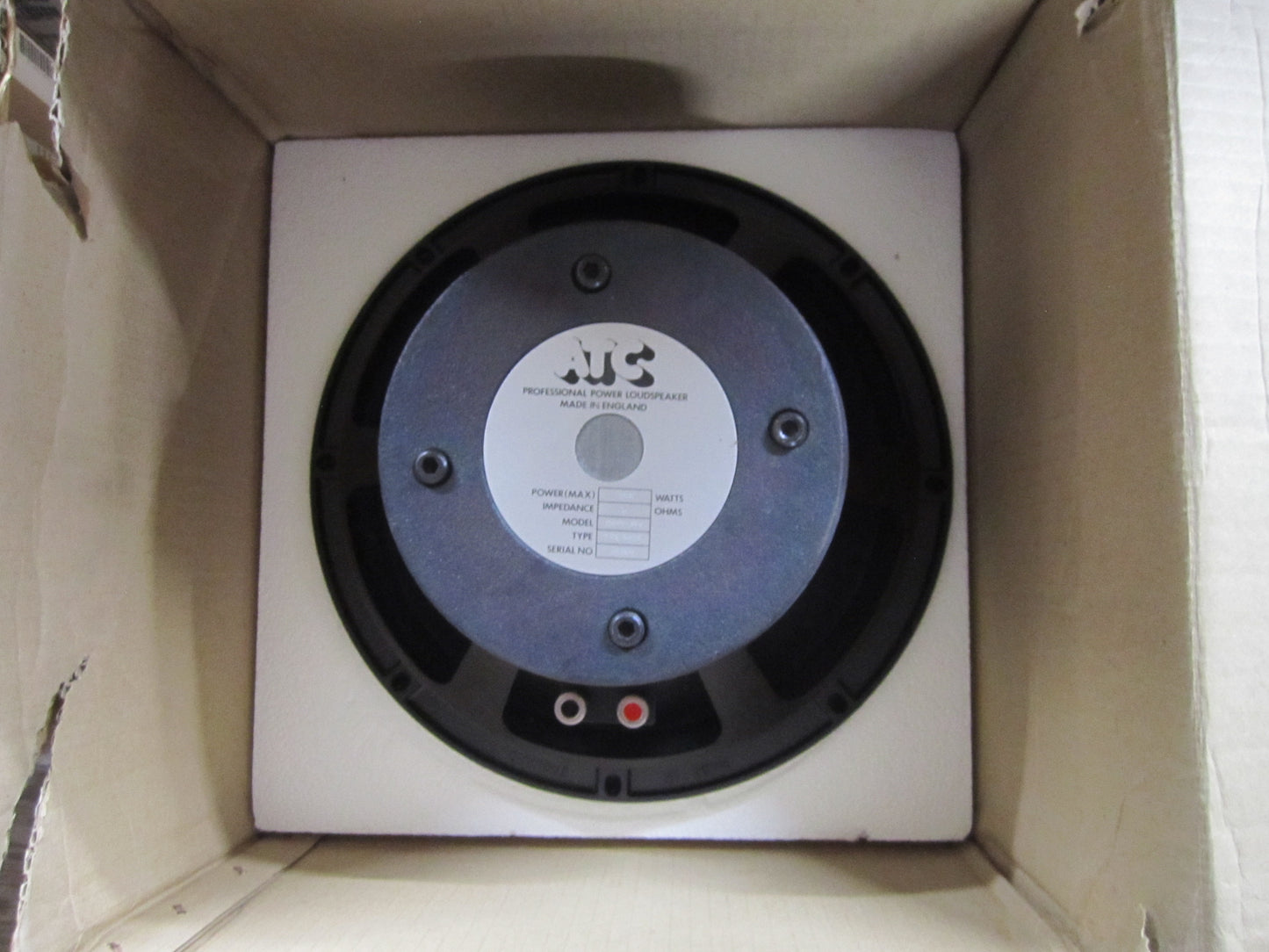 ATC PA75-314 12" Loudspeaker, ATC PA75-314, ATC PA75-314 Speaker Driver, ATC 12” Speaker Driver, ATC Loudspeaker. We Sell Professional Audio Equipment. Audio Systems, Amplifiers, Consoles, Mixers, Electronics, Entertainment, Live Sound.