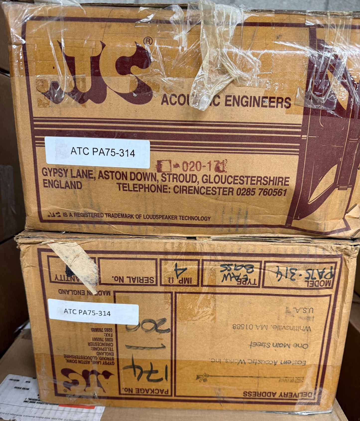 ATC PA75-314 12" Loudspeaker, ATC PA75-314, ATC PA75-314 Speaker Driver, ATC 12” Speaker Driver, ATC Loudspeaker. We Sell Professional Audio Equipment. Audio Systems, Amplifiers, Consoles, Mixers, Electronics, Entertainment, Live Sound.