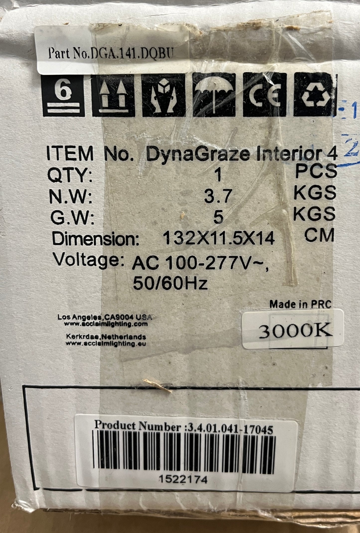 Acclaim DynaGraze 4 Interior 4' LED, Acclaim LED Light Bar, 4 foot Interior LED Light Bar, 48" Interior LED Light Bar, We Sell Professional Audio Equipment. Audio Systems, Amplifiers, Consoles, Mixers, Electronics, Entertainment, Live Sound