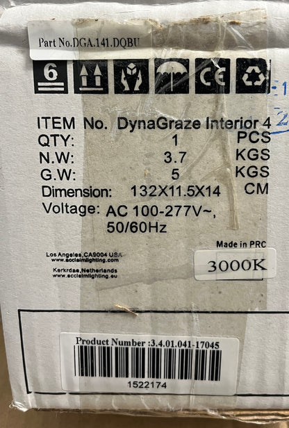 Acclaim DynaGraze 4 Interior 4' LED, Acclaim LED Light Bar, 4 foot Interior LED Light Bar, 48" Interior LED Light Bar, We Sell Professional Audio Equipment. Audio Systems, Amplifiers, Consoles, Mixers, Electronics, Entertainment, Live Sound